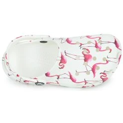 Crocs CLASSIC POOL PARTY CLOG K Couleur Blanc / Rose -Geox Boutique 21667505 500 F