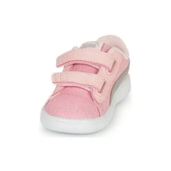 Puma SMASH V2 GLITZ GLAM V INF Couleur Rose / Gris -Geox Boutique 22258505 500 C