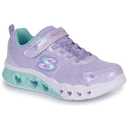 Skechers FLUTTER HEART LIGHTS Couleur Lavande 3 Skechers FLUTTER HEART LIGHTS Couleur Lavande
