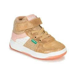 Kickers KICKALIEN Couleur Beige / Doré / Rose