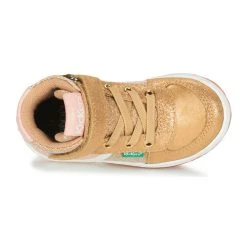 Kickers KICKALIEN Couleur Beige / Doré / Rose -Geox Boutique 22588612 500 F