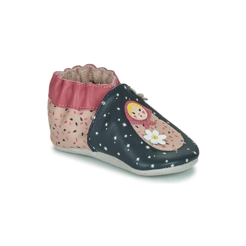 Robeez FLOWERDOLLS Couleur Marine / Rose 3 Robeez FLOWERDOLLS Couleur Marine / Rose