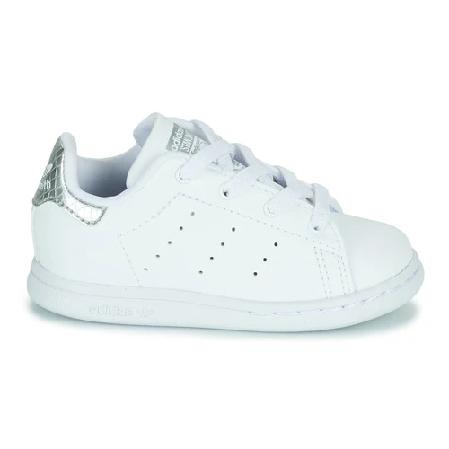 Adidas Originals STAN SMITH EL I Couleur Blanc / Argent 4 Adidas Originals STAN SMITH EL I Couleur Blanc / Argent – Image 2