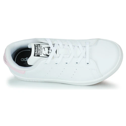 Adidas Originals STAN SMITH C Couleur Blanc / Rose 8 Adidas Originals STAN SMITH C Couleur Blanc / Rose – Image 6