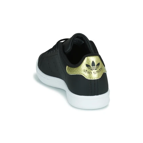 Adidas Originals STAN SMITH C Couleur Noir / Doré 7 Adidas Originals STAN SMITH C Couleur Noir / Doré – Image 5