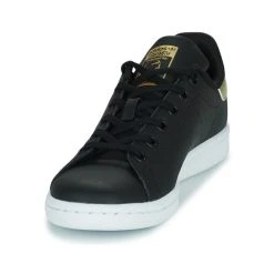 Adidas Originals STAN SMITH J Couleur Noir / Doré -Geox Boutique 22969698 500 C