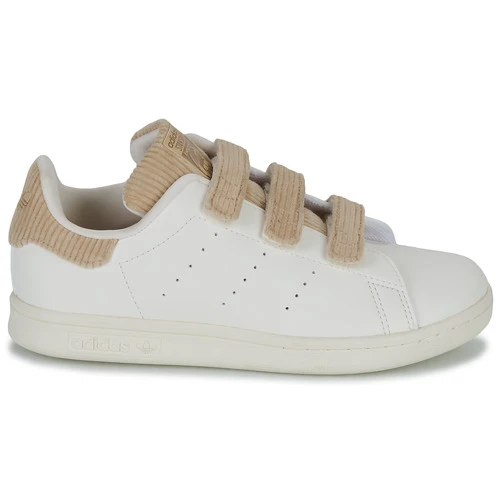 Adidas Originals STAN SMITH CF C Couleur Blanc / Beige 4 Adidas Originals STAN SMITH CF C Couleur Blanc / Beige – Image 2
