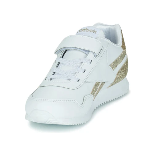 Reebok Classic REEBOK ROYAL CL JOG Couleur Blanc / Doré 5 Reebok Classic REEBOK ROYAL CL JOG Couleur Blanc / Doré – Image 3