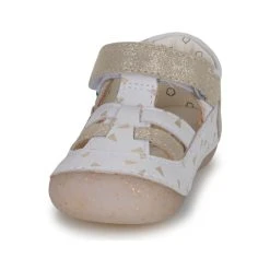 Kickers SUSHY Couleur Blanc / Doré -Geox Boutique 23822155 500 C