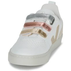 Veja SMALL V-10 Couleur Blanc / Rose -Geox Boutique 23964183 500 C