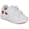 Geox J SKYLIN GIRL A Couleur Blanc / Rouge -Geox Boutique 24229064 500 A