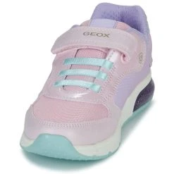 Geox J SPACECLUB GIRL A Couleur Blanc / Violet -Geox Boutique 24229065 500 C