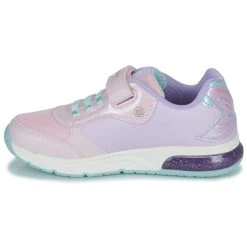 Geox J SPACECLUB GIRL A Couleur Blanc / Violet -Geox Boutique 24229065 500 D