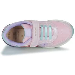 Geox J SPACECLUB GIRL A Couleur Blanc / Violet -Geox Boutique 24229065 500 F