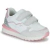 Geox J FASTICS GIRL Couleur Blanc / Rose / Argenté -Geox Boutique 24229118 500 A