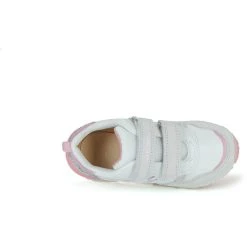 Geox J FASTICS GIRL Couleur Blanc / Rose / Argenté -Geox Boutique 24229118 500 F