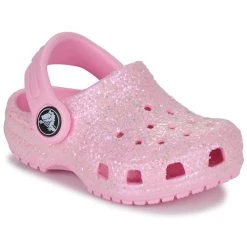 Crocs CLASSIC GLITTER CLOG T Couleur Rose