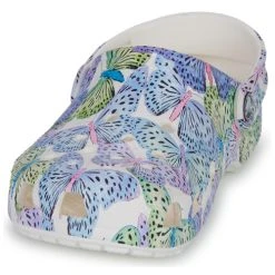 Crocs CLASSIC BUTTERFLY CLOG K Couleur Blanc / Violet -Geox Boutique 24300391 500 C