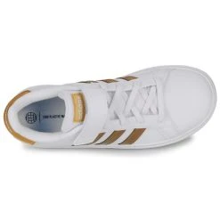 Adidas Sportswear GRAND COURT 2.0 EL Couleur Blanc / Doré -Geox Boutique 24765689 500 F