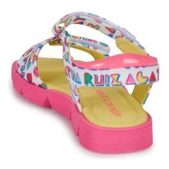 Agatha Ruiz De La Prada SMILEN Couleur Blanc / Rose -Geox Boutique 24897843 500 E
