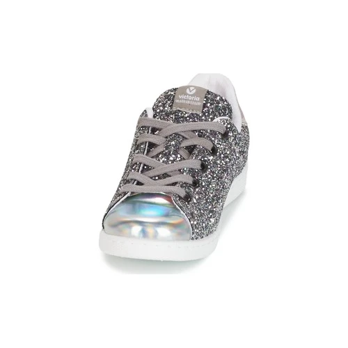 Victoria DEPORTIVO BASKET GLITTER KID Couleur Argenté 5 Victoria DEPORTIVO BASKET GLITTER KID Couleur Argenté – Image 3